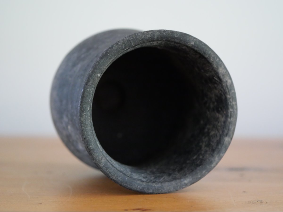 Roman Terra Nigra Vase - Gallo-roman, 4th Century - Provenance Bavay (nord) Archéologie-photo-4