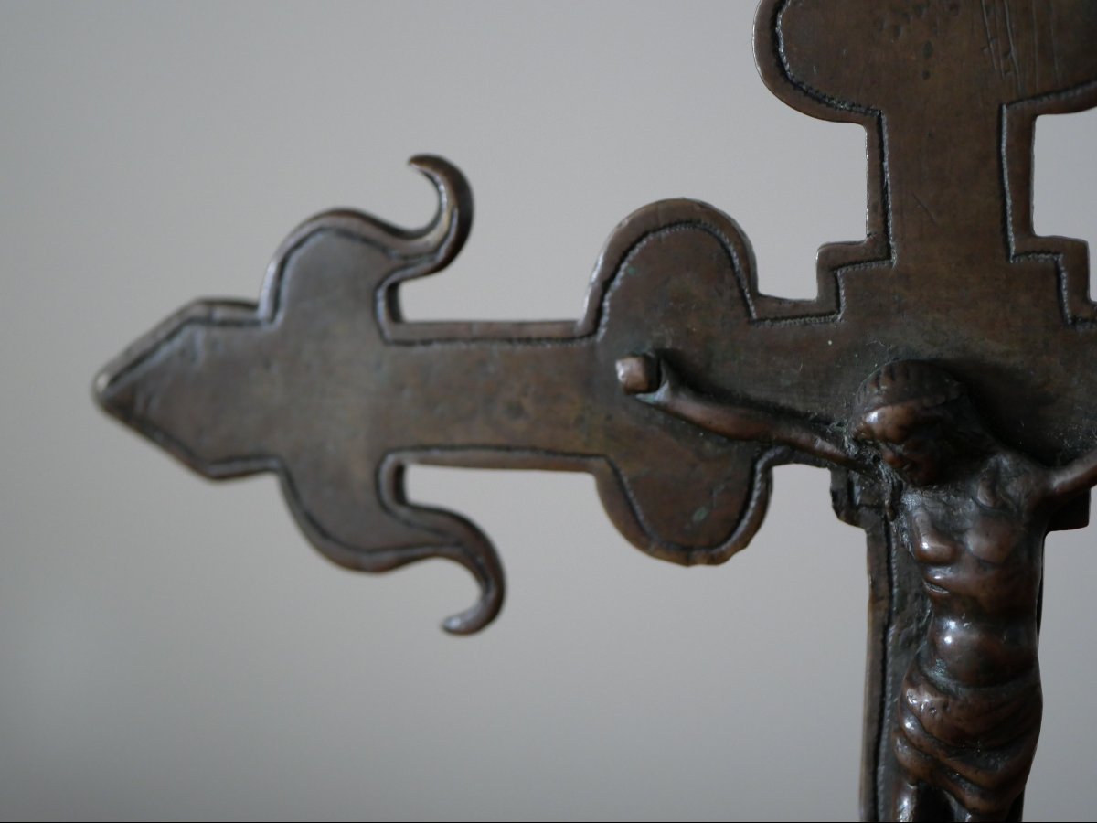 Medieval Spanish Processional Cross – Burgos, Castile, Late 14th–early 15th Century-photo-4