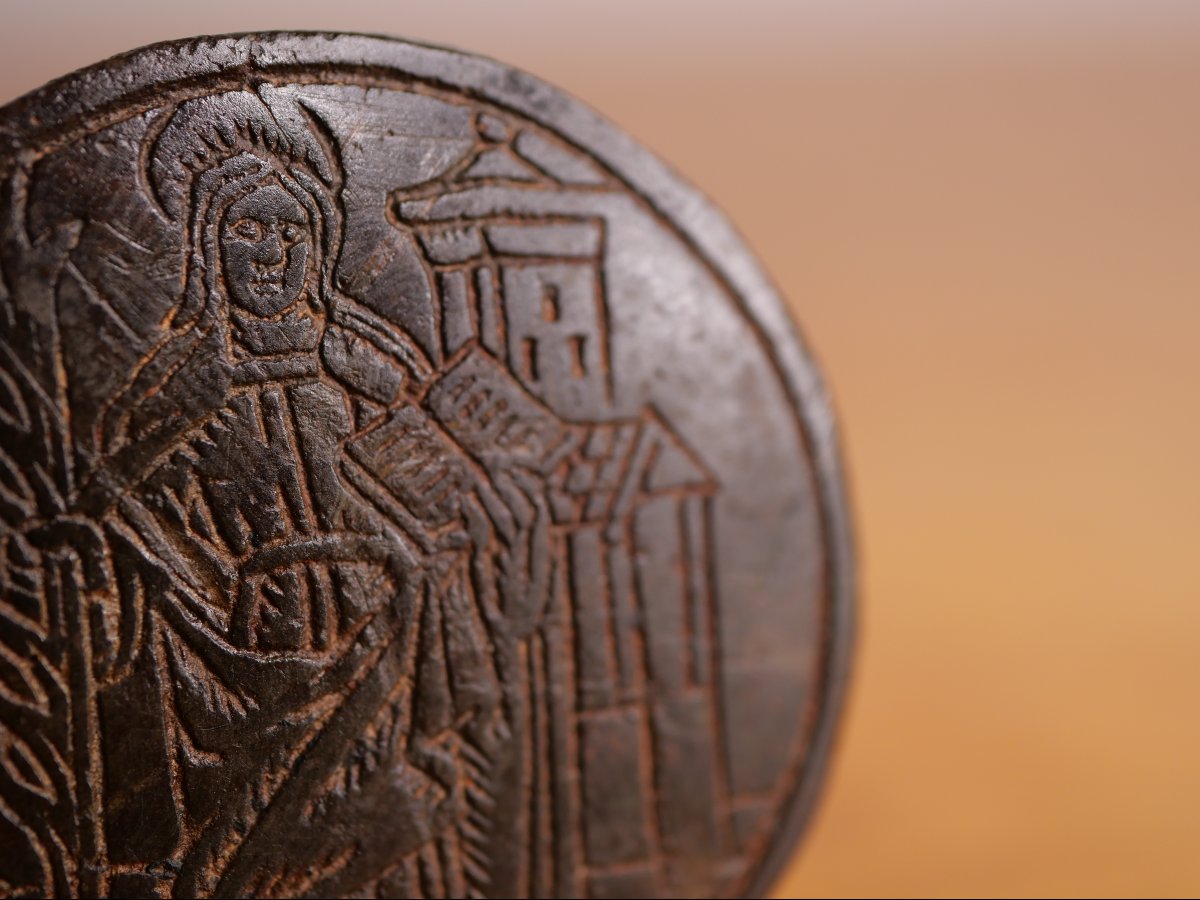 St. Barbara Pilgrimage Button Sign – Late 15th / Early 16th Century, Gothic, Medieval-photo-2