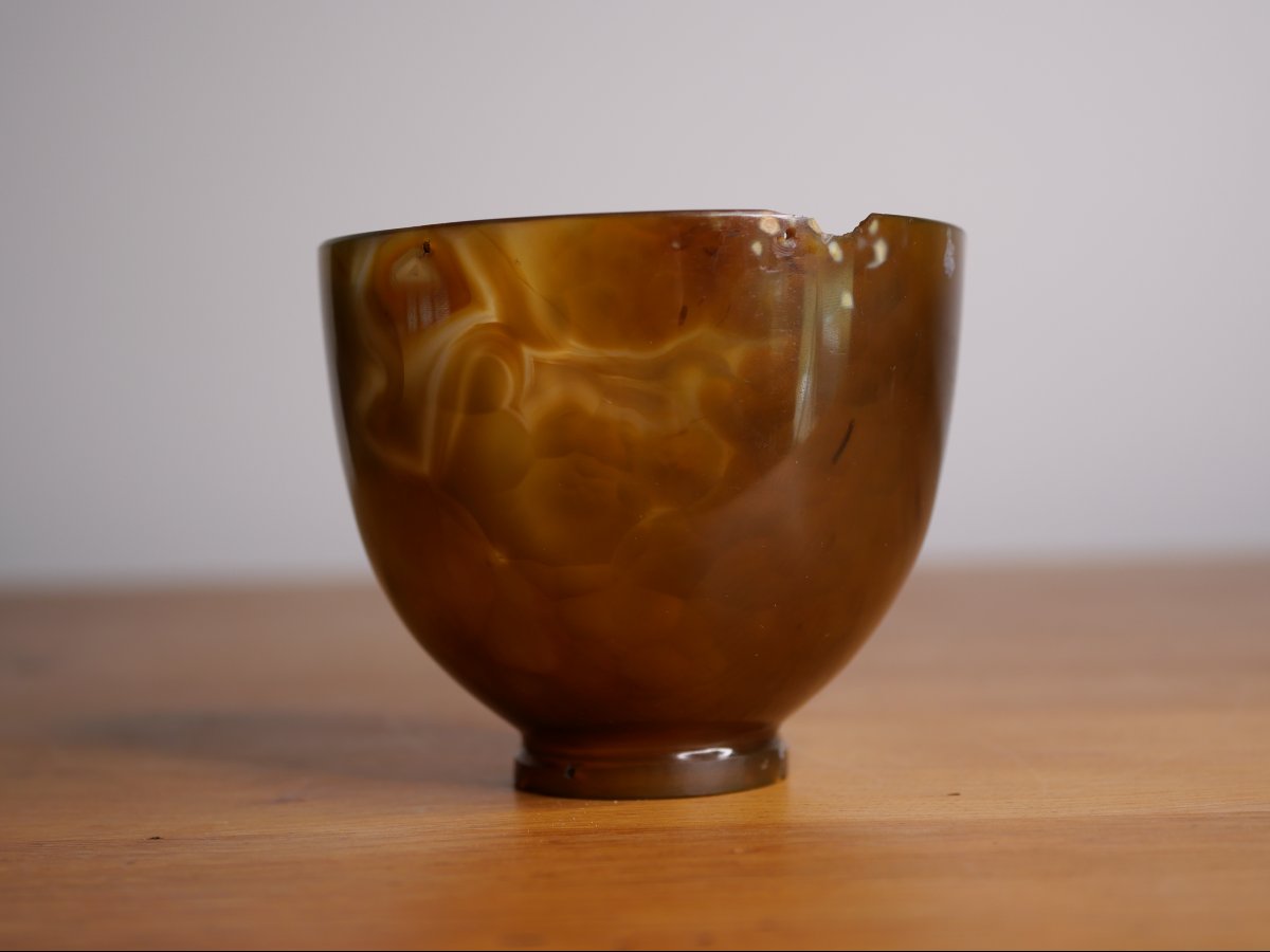 Coupe d’apparat en calcédoine brune – XVIe/XVIIe siècle – Renaissance, Louis XIV, royal-photo-3