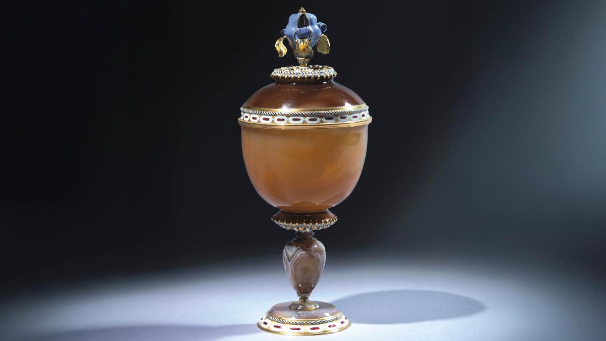 Coupe d’apparat en calcédoine brune – XVIe/XVIIe siècle – Renaissance, Louis XIV, royal-photo-6