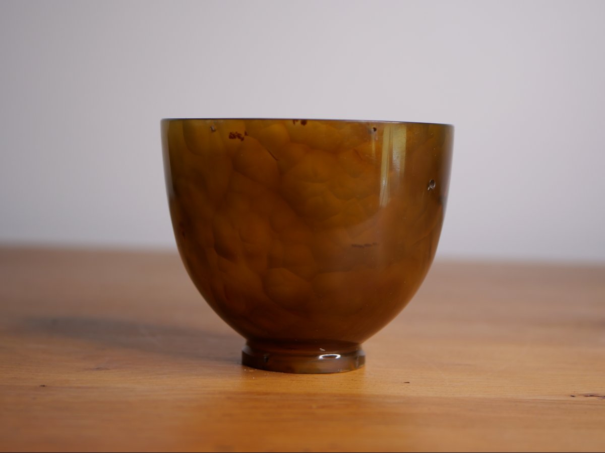 Coupe d’apparat en calcédoine brune – XVIe/XVIIe siècle – Renaissance, Louis XIV, royal