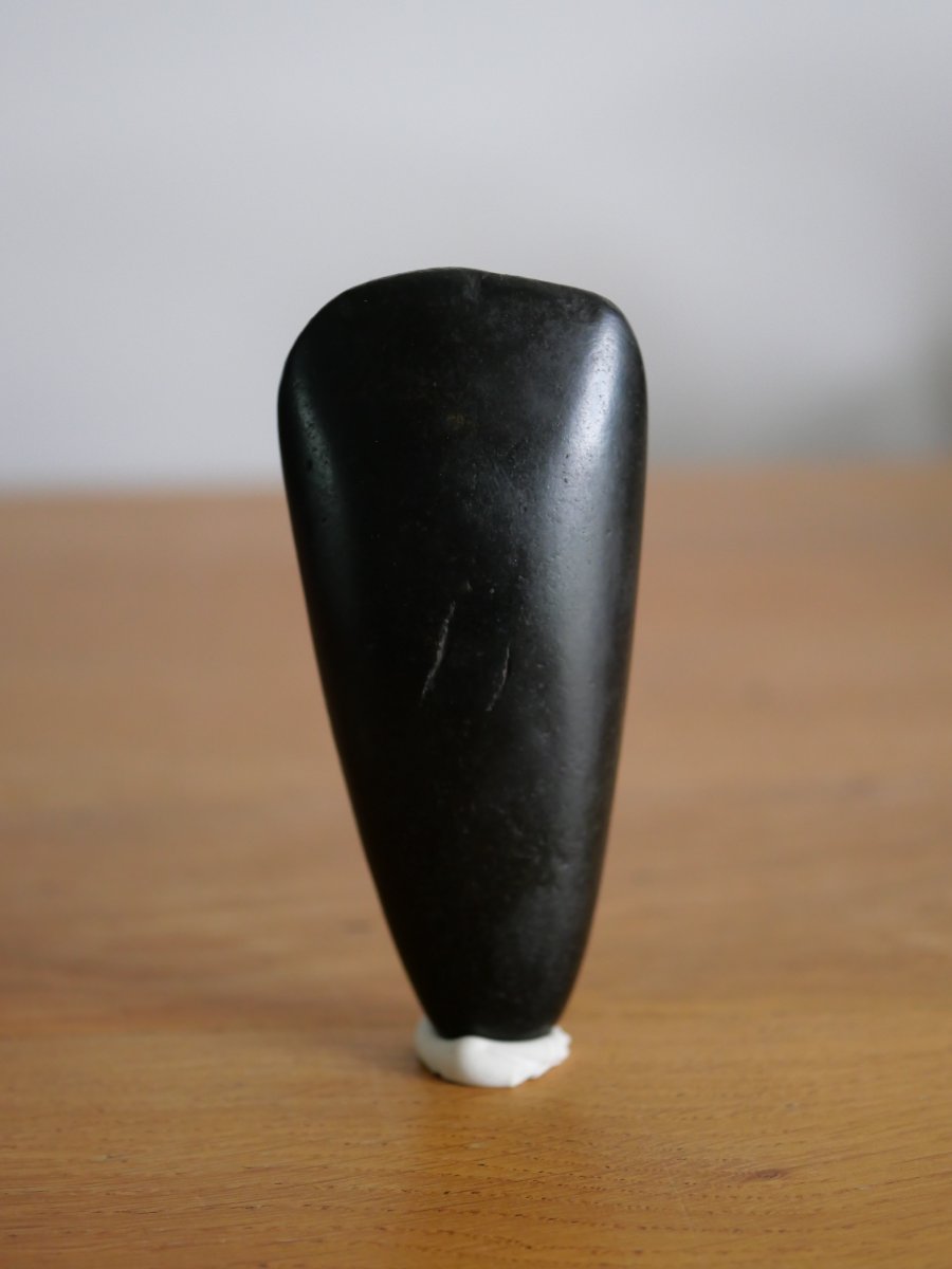 Polished Neolithic Black Stone Axe – Belgium – Old Belgian Collection – Appraised-photo-2
