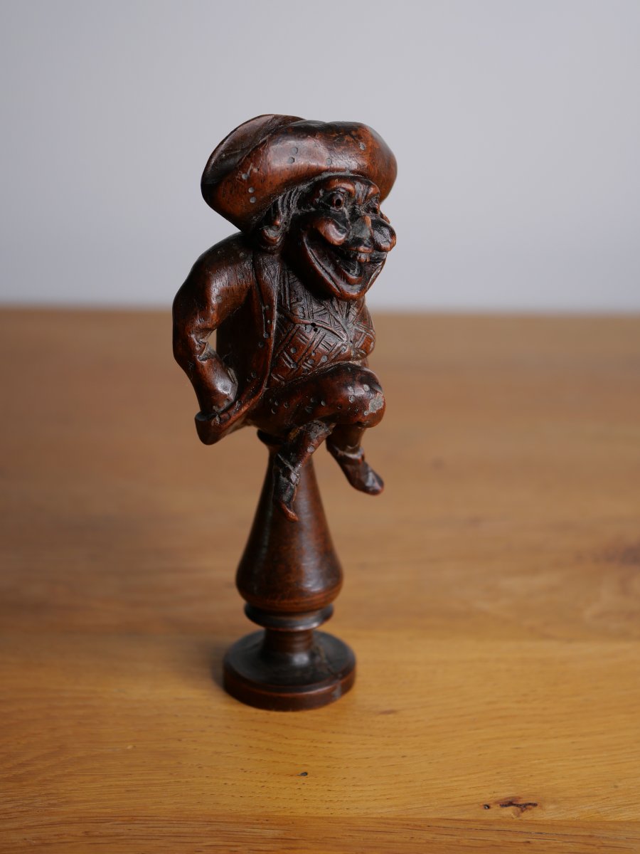 Carved Wooden Nutcracker – Grotesque – Northern Italian Folk Art – Late 18th/early 19th Century
