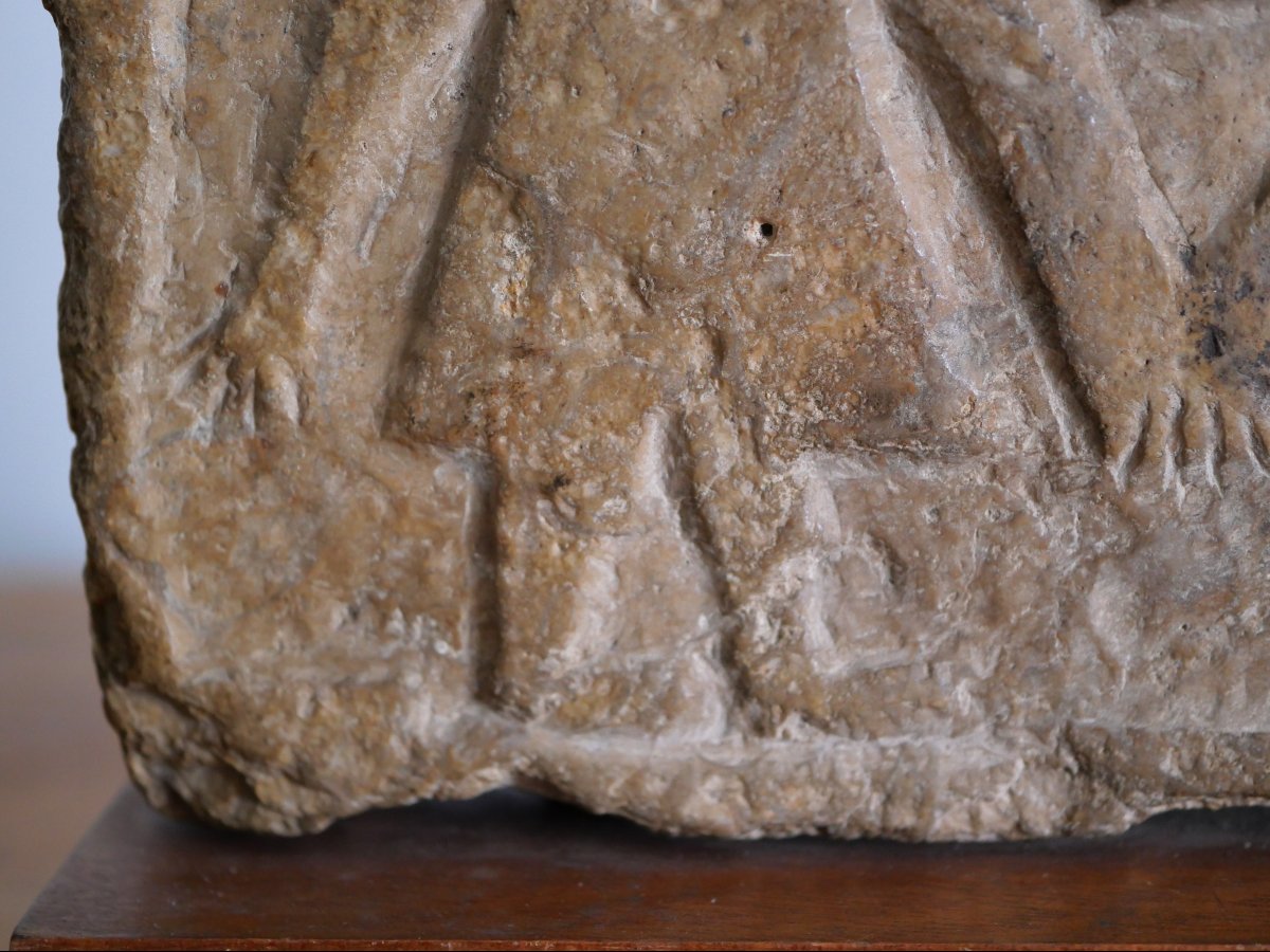 South Arabian Funerary Stele – Arabian Peninsula, Pre-islamic Yemen, 1st–3rd Centuries-photo-1