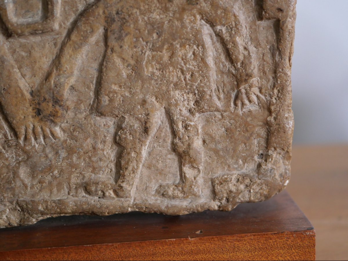 South Arabian Funerary Stele – Arabian Peninsula, Pre-islamic Yemen, 1st–3rd Centuries-photo-2