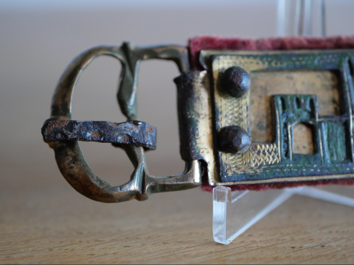13th-century Medieval Belt, Castle Motif, Middle Ages, Gothic, High Middle Ages-photo-3