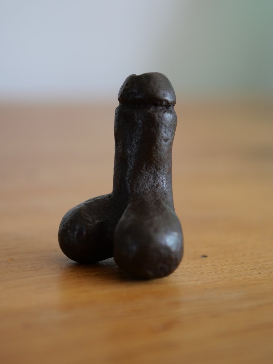 Statuette phallique romaine en bronze – Ier-IIIe siècle ap. J.-C. – Archéologie-photo-2