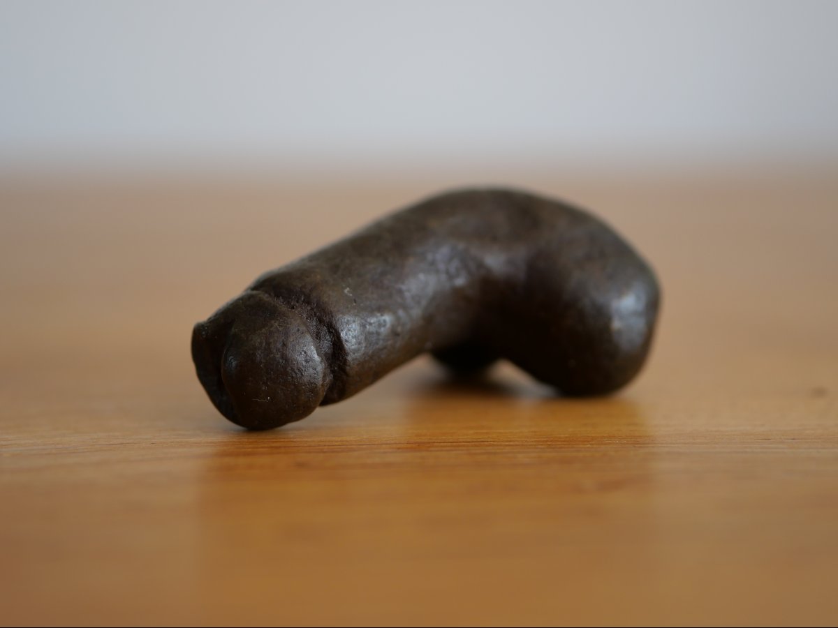 Statuette phallique romaine en bronze – Ier-IIIe siècle ap. J.-C. – Archéologie-photo-3