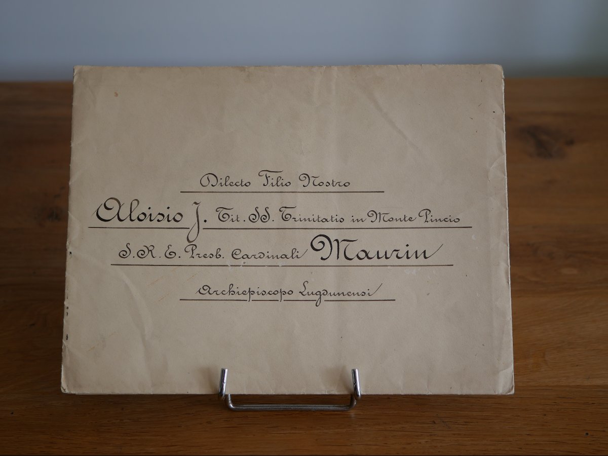 Letter From Pope Pius XI – Canonical Coronation Of Our Lady Of The Guard – Marseille, 1931, Vatican-photo-2