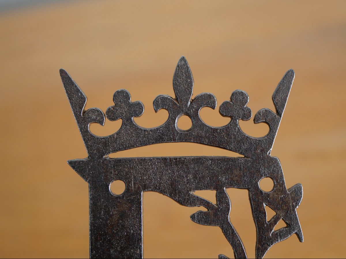 Royal Window Latch With A Crowned "f" – Francis I – Château De Chambord – Circa 1500–1515 – 16th Century-photo-3