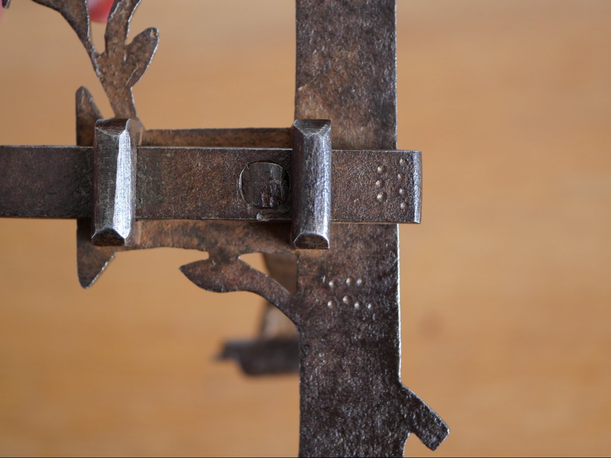 Royal Window Latch With A Crowned "f" – Francis I – Château De Chambord – Circa 1500–1515 – 16th Century-photo-3