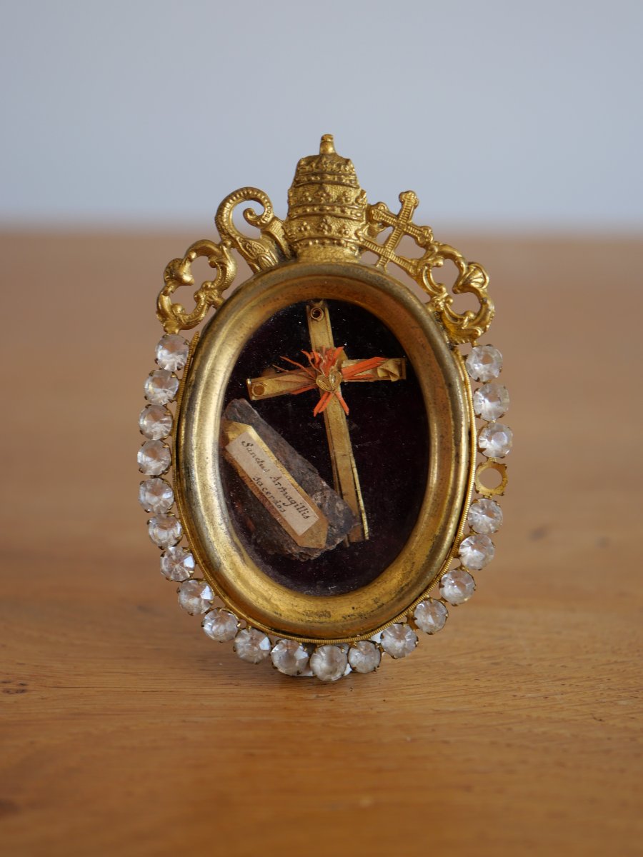 Reliquary Of Saint Armel – Seal Of Cardinal Logue – 19th Century, Ploërmel, Morbihan, Brittany