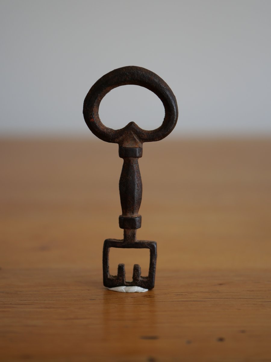 Clé à platine « à la capucine » du XVIIIe siècle – Provenance Adrien Prévost de Longpérier XIXe-photo-2