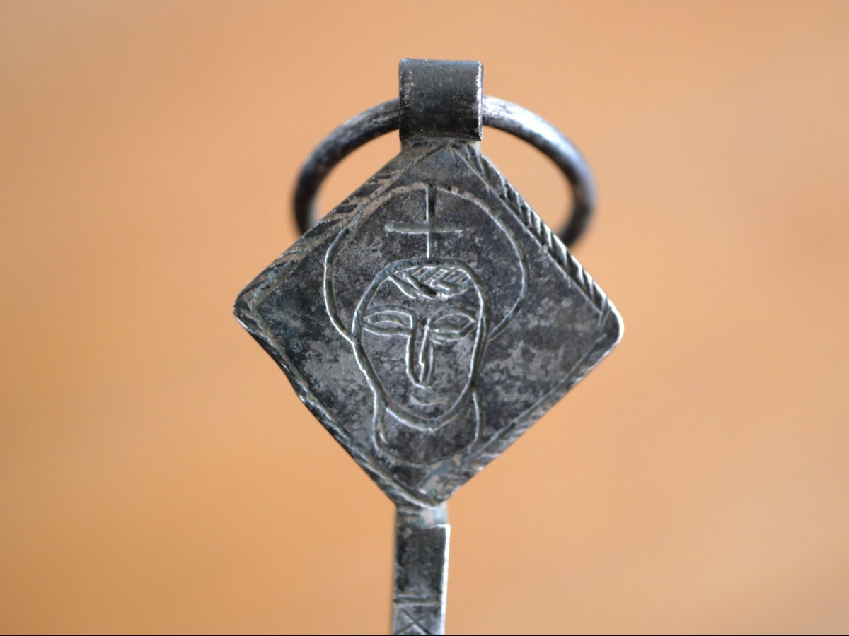 Byzantine-era Silver Spoon, 6th–9th Century, Christ, Archaeology, Early Christianity -photo-3