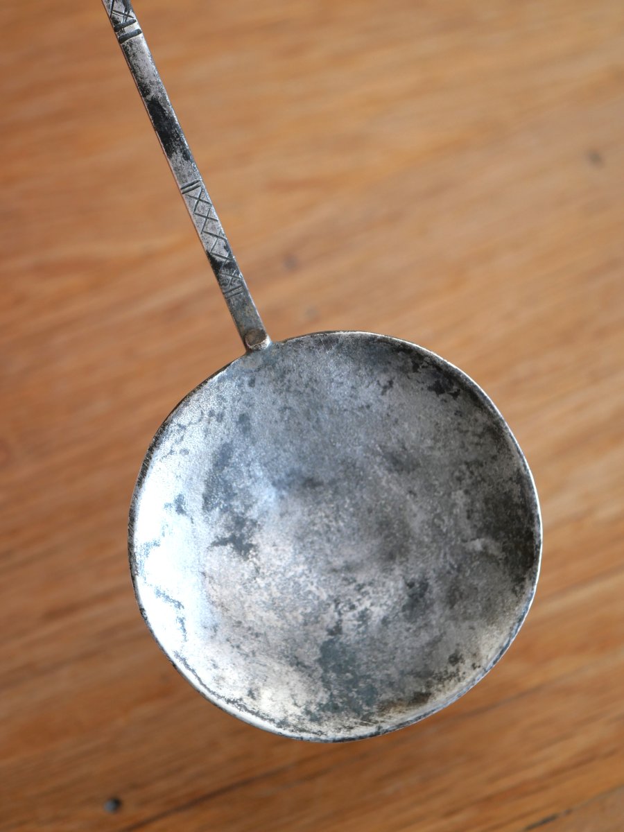 Byzantine-era Silver Spoon, 6th–9th Century, Christ, Archaeology, Early Christianity -photo-1
