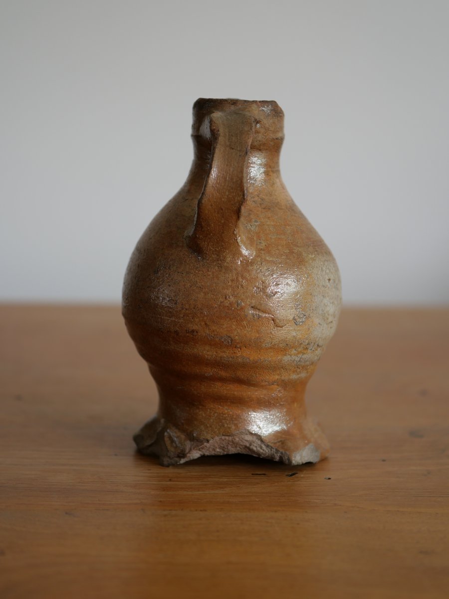 Small Rhenish Stoneware Jug From Raeren, Late 15th–early 16th Century, Medieval Archaeology-photo-4