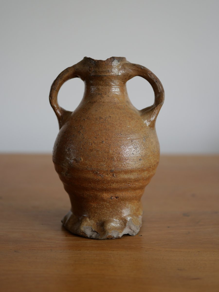 Small Rhenish Stoneware Jug From Raeren, Late 15th–early 16th Century, Medieval Archaeology