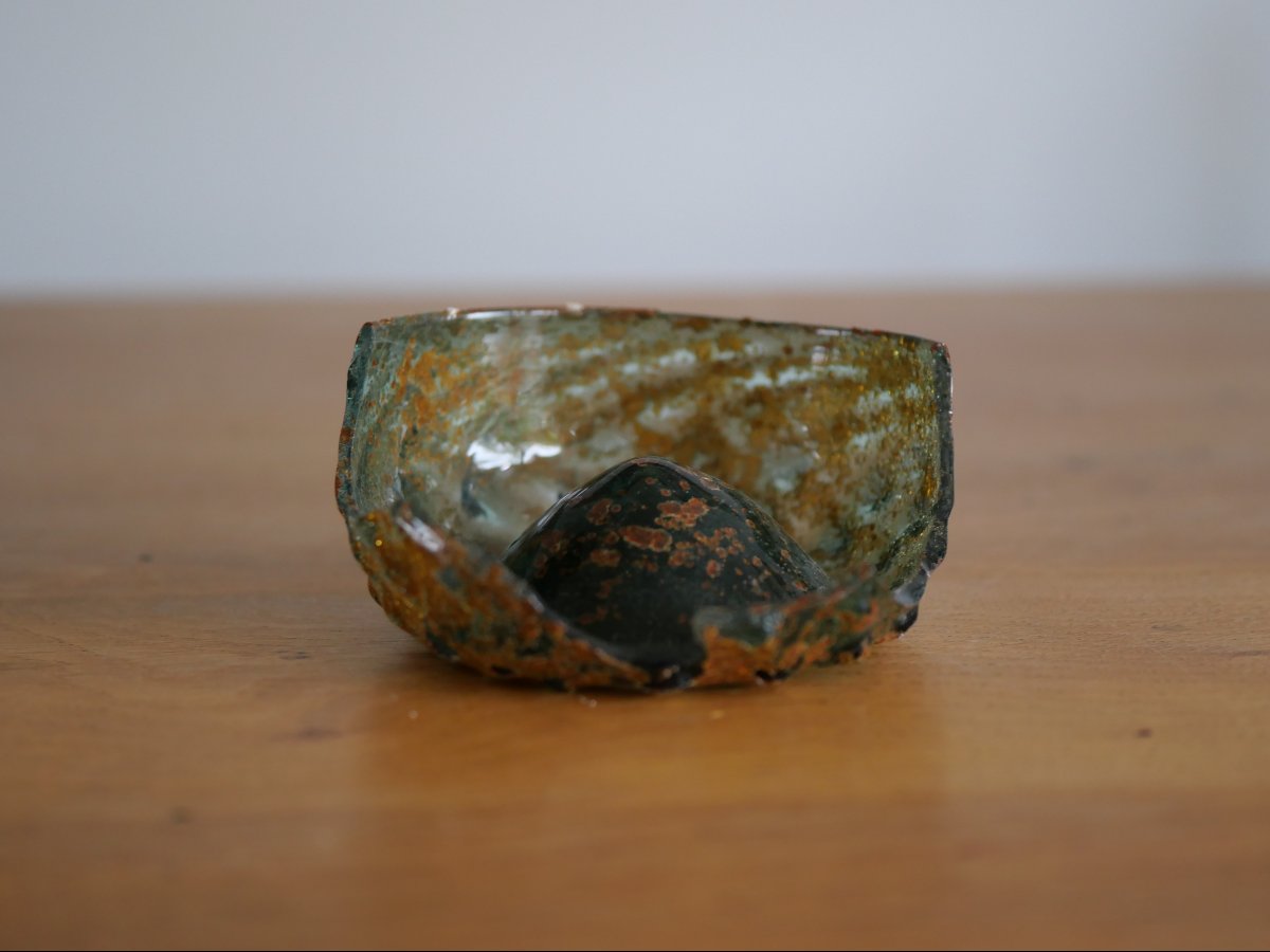 Fragment Of A Maigelein Goblet Made Of Molded Glass — Germany, Late 15th Century, Gothic-photo-3