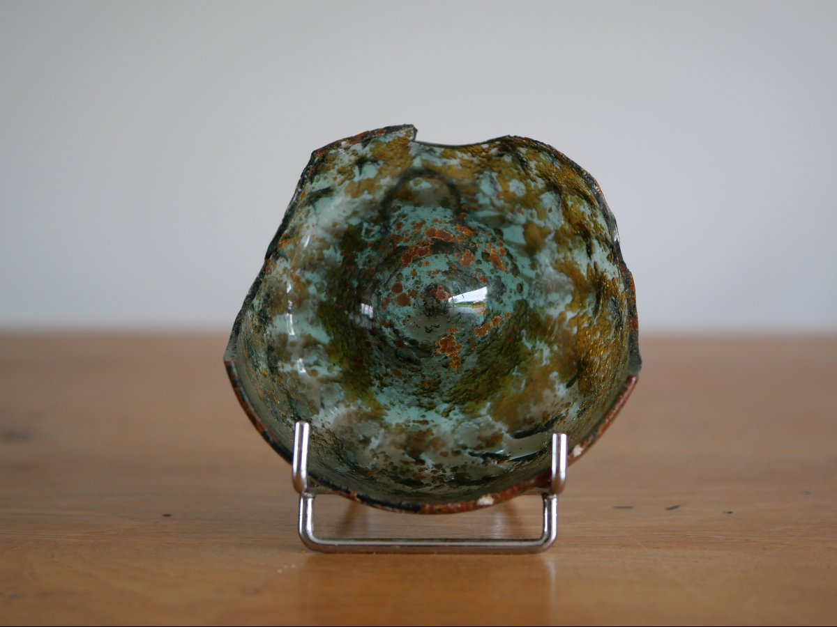 Fragment Of A Maigelein Goblet Made Of Molded Glass — Germany, Late 15th Century, Gothic-photo-1