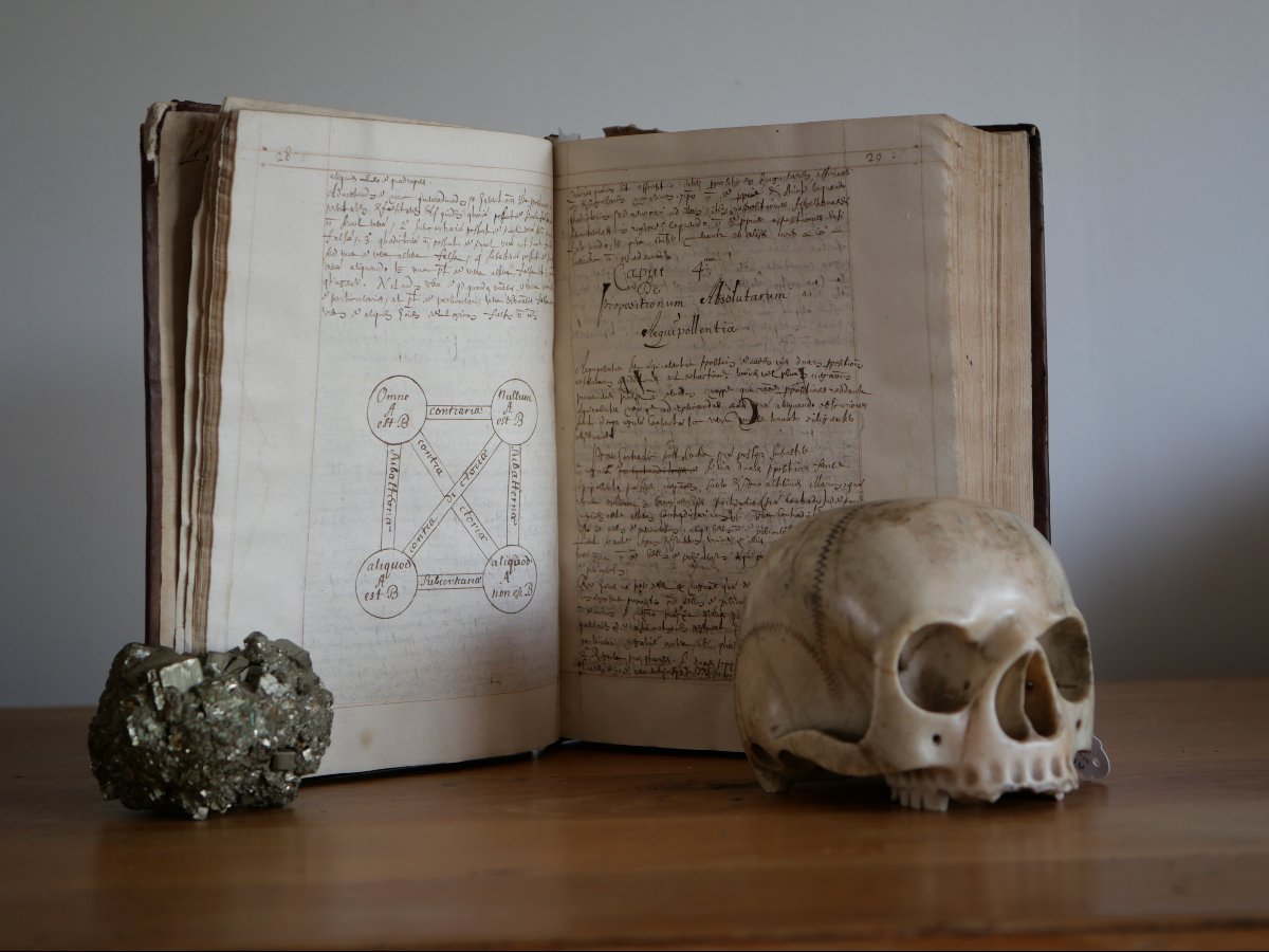 Aristotle Philosophy Manuscript, 900 Pages—17th Century, From The Collection Of Charles Bouvard, Physician To The King
