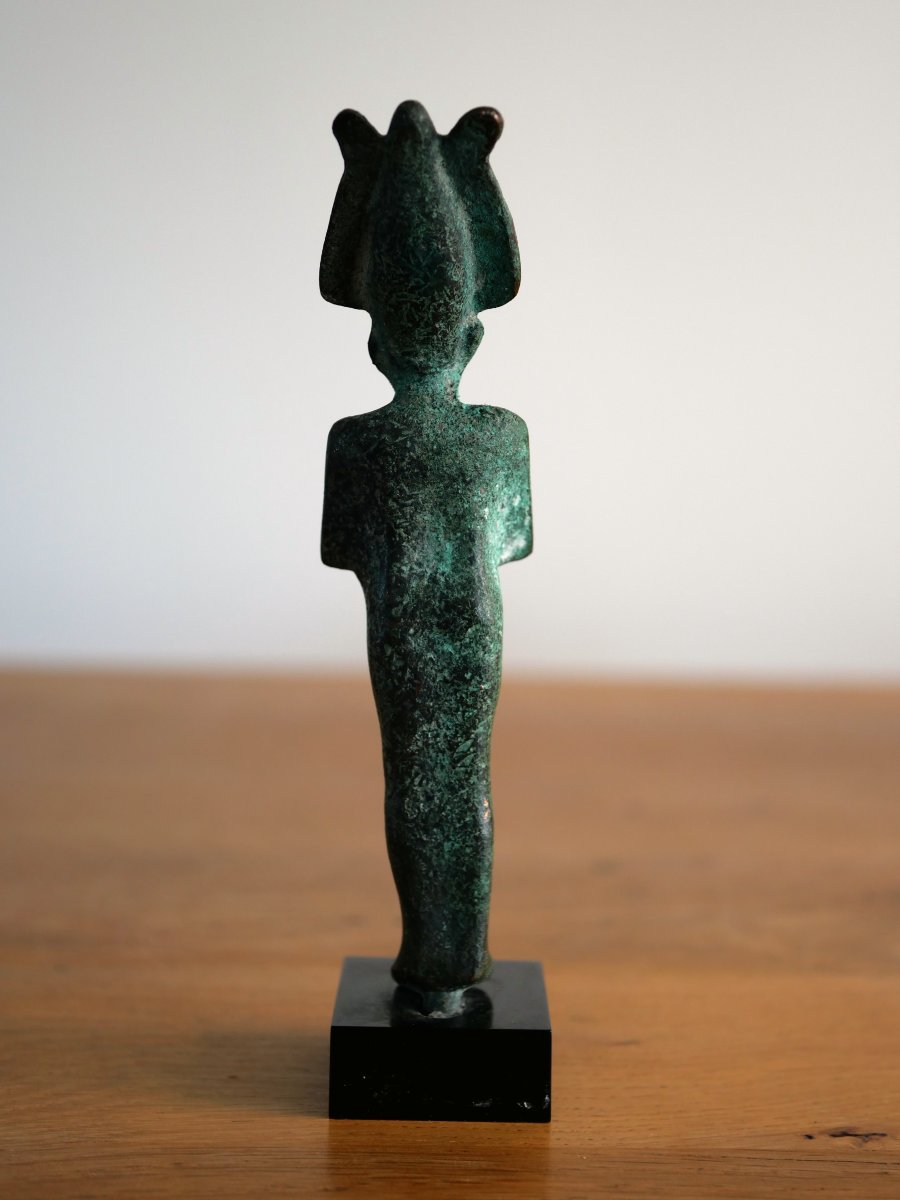 Statuette Osiris en bronze – égypte, Basse époque, VIIe–IVe siècle. Archéologie,  expertisé-photo-1