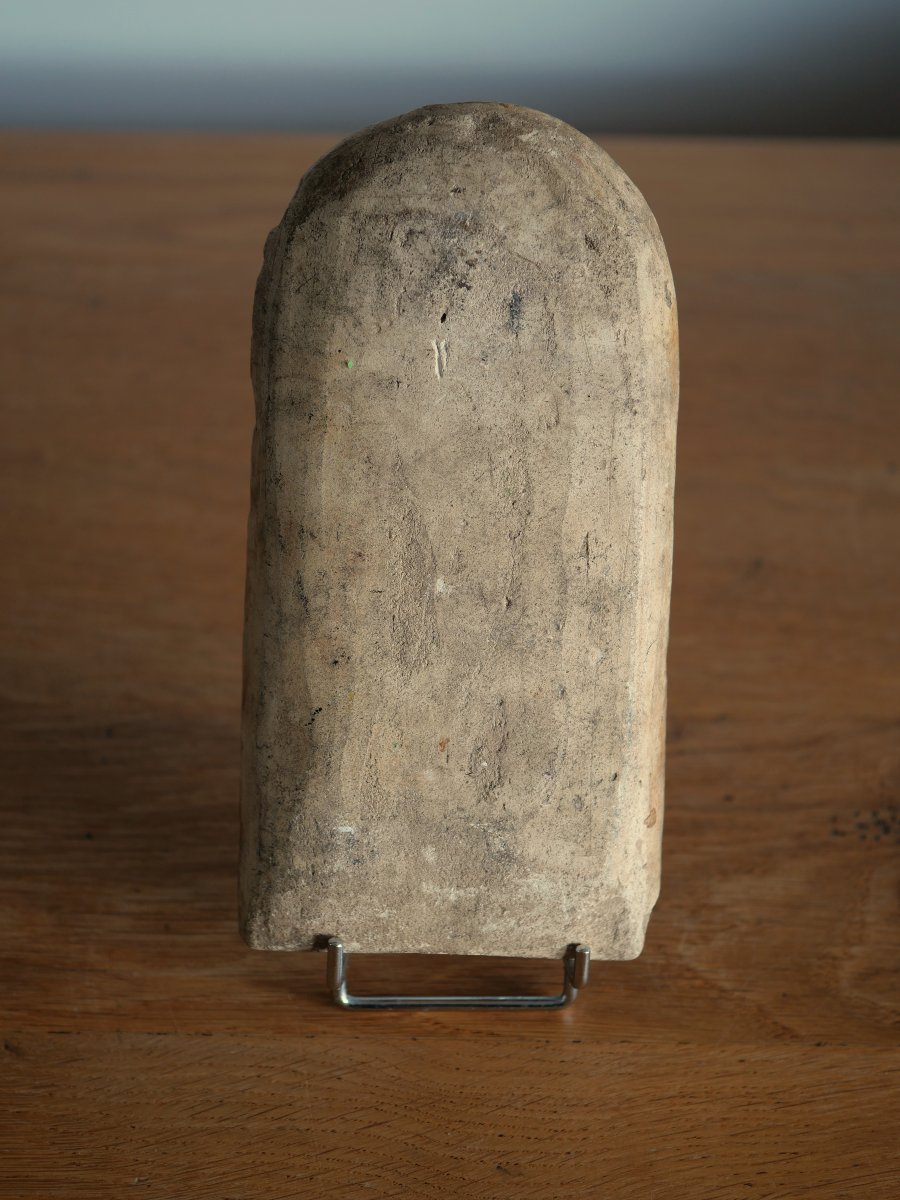 16th-century Terracotta Mold, Saint Paul In "pijpaarde," Utrecht, Dated 1513, High Renaissance-photo-1
