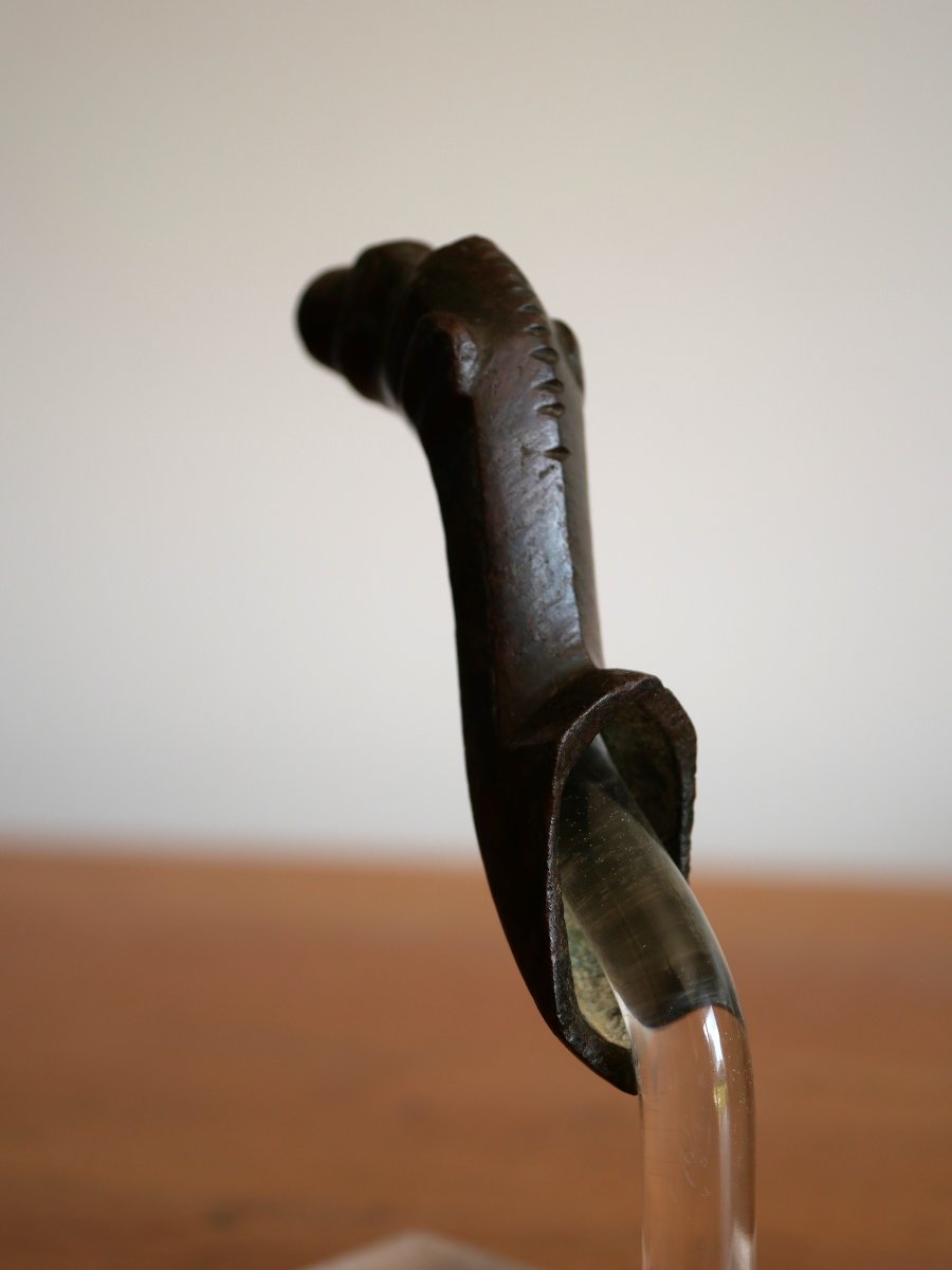 Spout Of A Medieval Bronze Water Jug – 15th Century, High Middle Ages, Archaeology, Gothic-photo-4