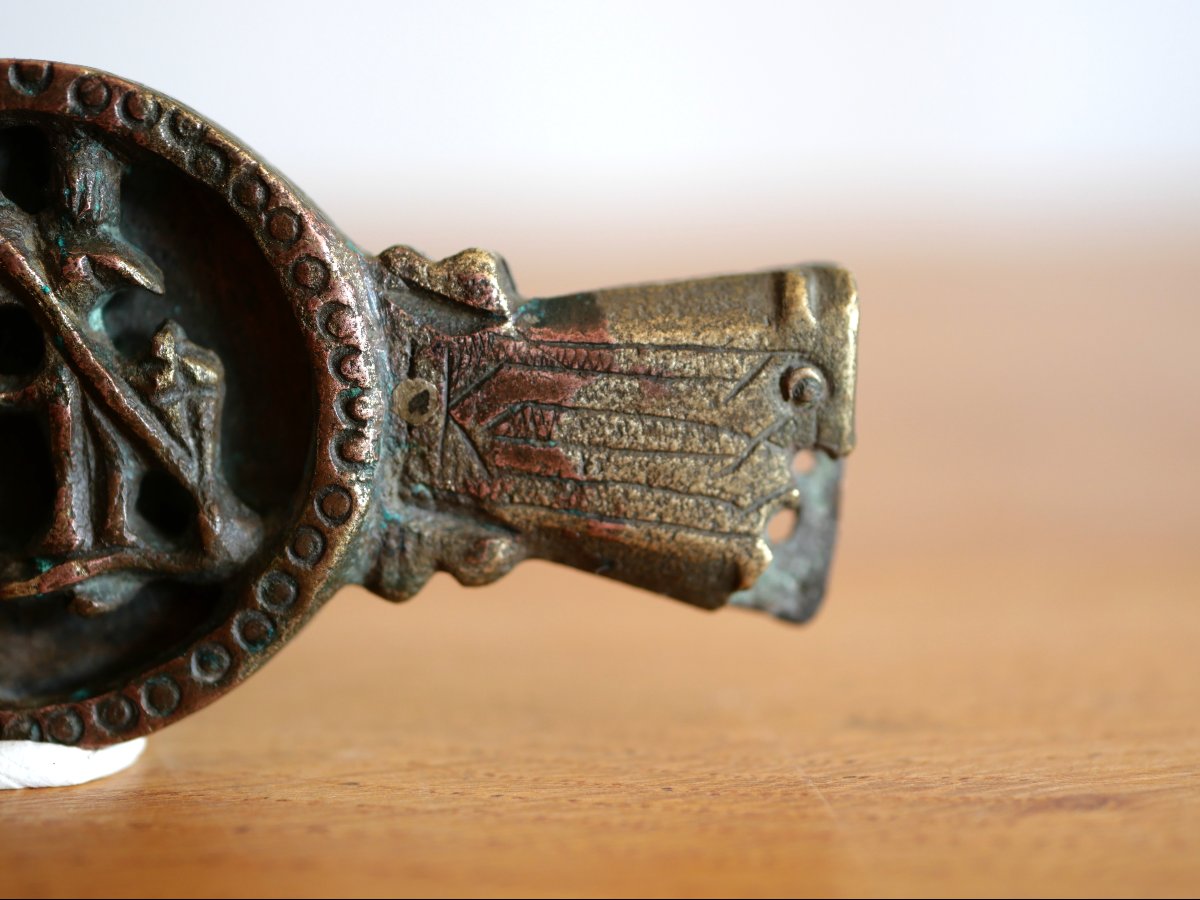Gothic Belt Pendant Depicting A Jousting Scene – 15th Century, Courtly Love, Medieval, Middle Ages-photo-4