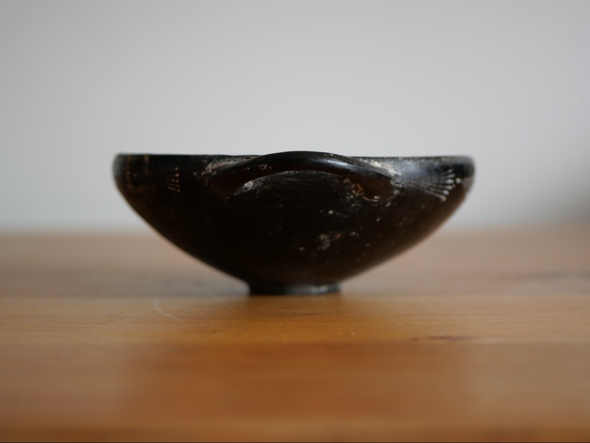 Coupe étrusque bucchero nero, vers 620 av. J.-C. – Provenance Siméon Foucault, Prix de Rome-photo-3