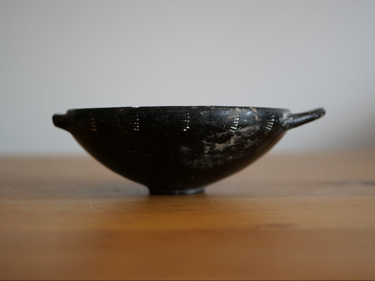 Coupe étrusque bucchero nero, vers 620 av. J.-C. – Provenance Siméon Foucault, Prix de Rome-photo-4