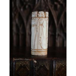 Plaquette de coffret en os, Venise - atelier des Embriachi, XVe siècle