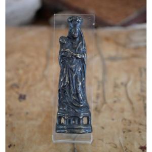 Vierge à l’Enfant – Applique de dévotion, modèle d’Utrecht – Fin XVe / début XVIe siècle