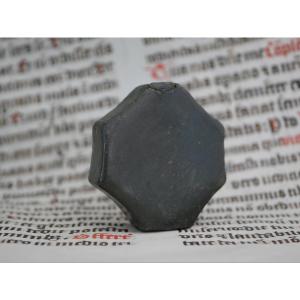 Medieval Bronze Sword Pommel - 13th Century, Octagonal Shape, Beautiful Green Patina