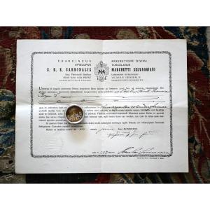 Reliquary Of Saint Francis Of Borgia (1510-1572) - With Certificate Of Authenticity From 1937