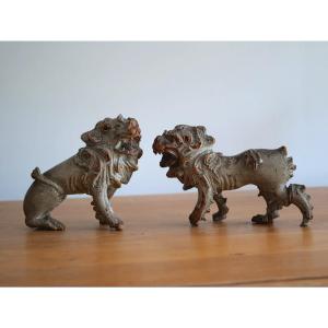 Pair Of Roaring Lions Carved From Wood – Italian Workshops, Second Half Of The 16th Century 
