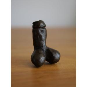 Statuette phallique romaine en bronze – Ier-IIIe siècle ap. J.-C. – Archéologie