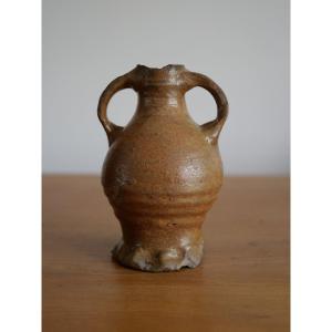 Small Rhenish Stoneware Jug From Raeren, Late 15th–early 16th Century, Medieval Archaeology