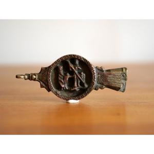 Gothic Belt Pendant Depicting A Jousting Scene – 15th Century, Courtly Love, Medieval, Middle Ages