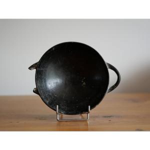 Etruscan Bucchero Nero Cup, Ca. 620 B.c. – From The Collection Of Siméon Foucault, Prix De Rome