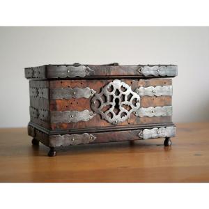 Louis XIV-era Walnut And Wrought-iron Cabinet—17th Century, High Period 