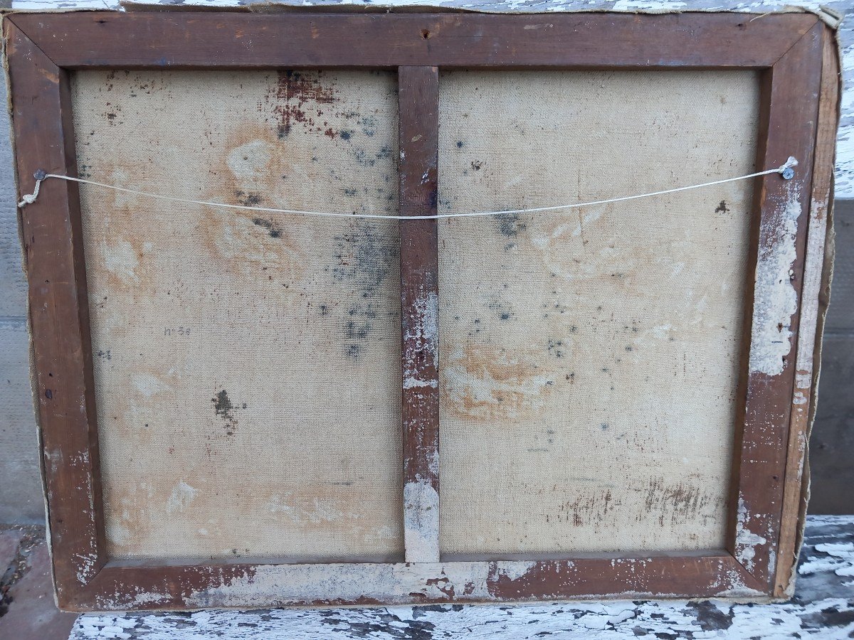 Gaillac Tarn Place Rue Emilie De Vialard Tarn School 20th Century Oil On Canvas Maurice Gayral-photo-4