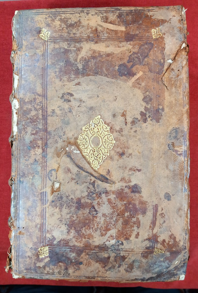 Aristotle Aristotelis Stagiritae Opera Lyon 1581 In-folio Michaelem Binding Period -photo-2
