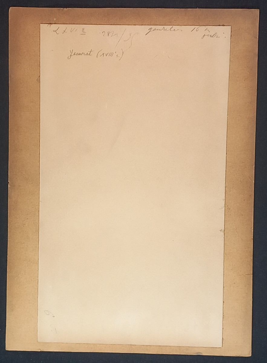 Etienne Jeaurat (att.) Young Merchant Drawing On Paper French School 18th Century Costume-photo-4