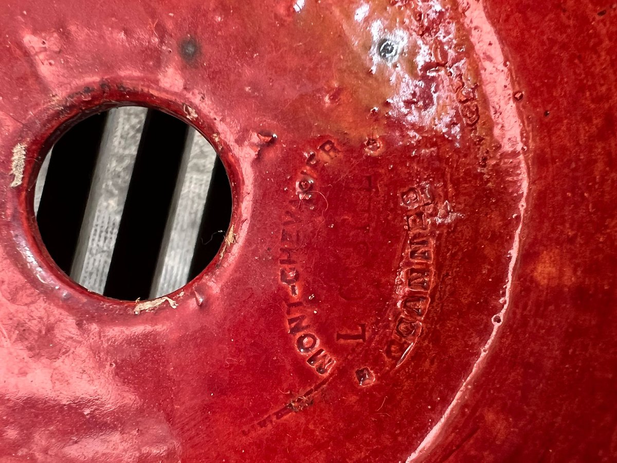 Léon Castel (1841-1903) Faiencerie Du Mont Chevalier Cachepot On Its Stand Garnet Color-photo-3