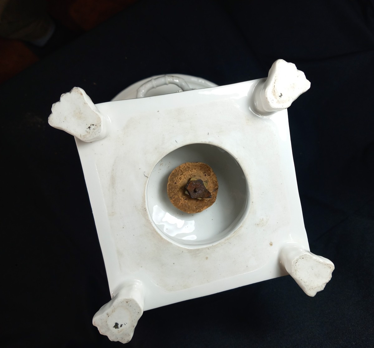 Important Medici Shape Vase In Biscuit And Mehun-sur-yèvre (cher) Porcelain, Louis XVIII-photo-5