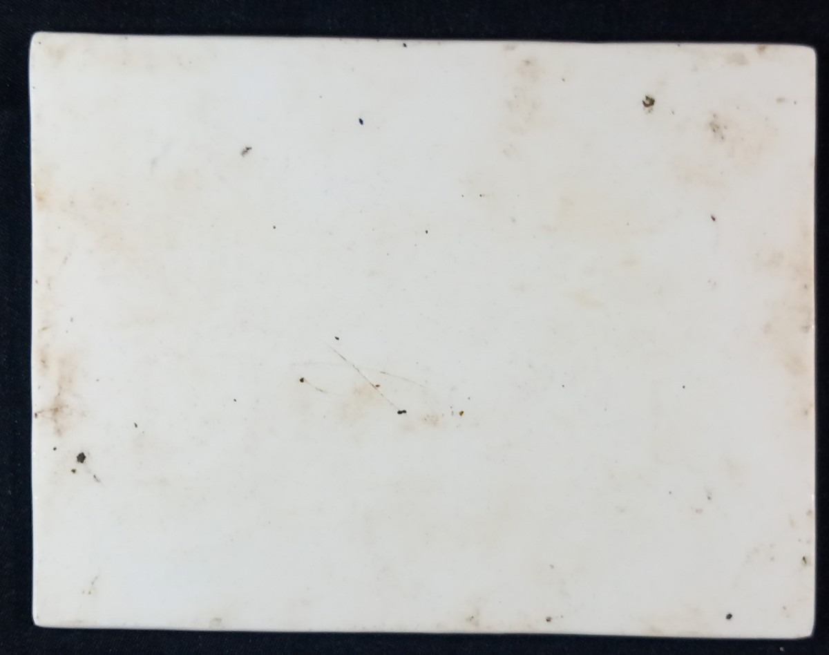 Cow, Donkey, Dogs And Shepherd By A Lake, Porcelain Painting, 18th/19th Century, Romantic-photo-1