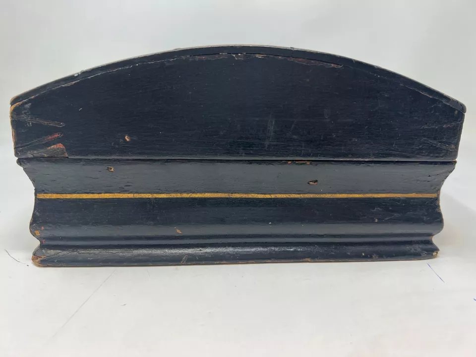Louis XV Period Wig Box Or Case, 18th Century, Lacquered Finish -photo-2