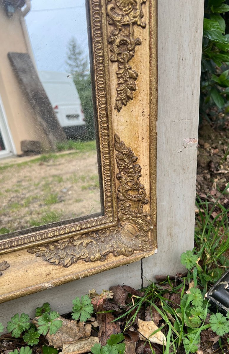 Trumeau Décor de Fixé sous Verre Télémaque, Mentor et Calypso Epoque Empire Restauration-photo-1