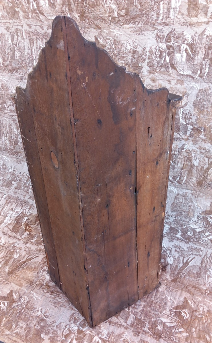 Encoignure en Bois laqué et Doré XVIIIe Siècle -photo-5